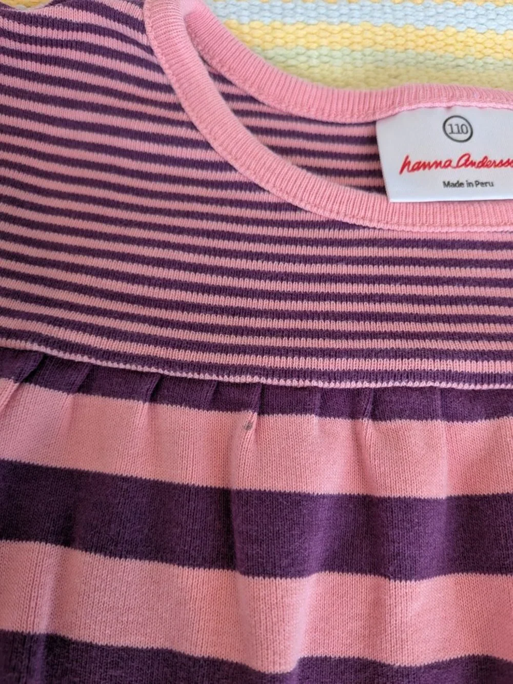 Hanna Andersson Striped Dress Size 5